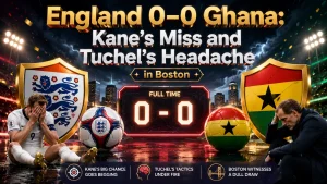 England 0–0 Ghana: Kane's Miss and Tuchel's Headache in Boston